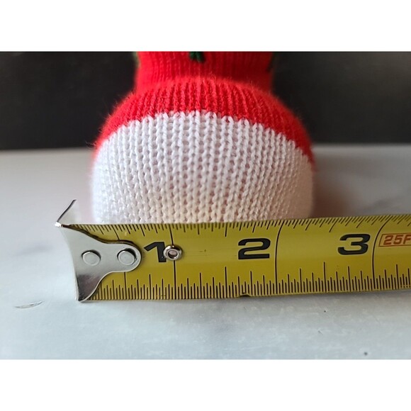 Vintage Christmas Decor Santa Boot With Faux Poinsettia Flowers - Picture 9 of 10